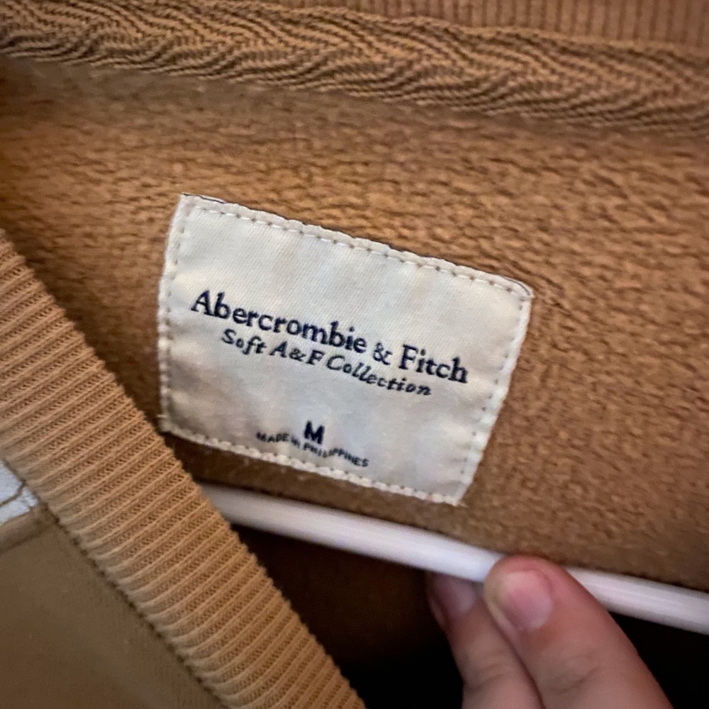 Abercrombie & Fitch Brown Colorblock Sweatshirt - Picture 3 of 3